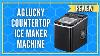 Aglucky Countertop Ice Maker Machine Compact Automatic Ice Maker