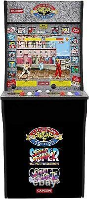 Arcade1UP Machine Street Fighter Retro Style Countertop 3 in 1 Game 2 Players UK