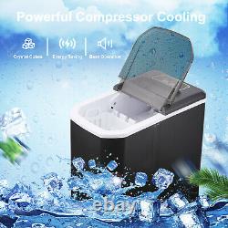 Bespivet Ice Maker Machine Compact Portable Counter top Electric Ice Cube Maker