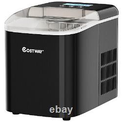 COSTWAY Countertop Ice Maker Machine Bullet Ice Cubes12Kg/24H Ice Cube Maker