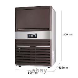 CRENEX 88kg 500W Commercial Ice Machine Maker Freezer Restaurant Bar Club