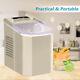 Champagne Ice Machine Portable Counter Top Home Ice Cube Maker for Home Kitchen