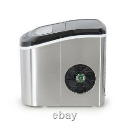 Commercial Ice Maker Machine Electric Portable Countertop Ice Cube Maker 2.2L