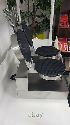 Commercial Table/Counter Top Double Ice Cream Cone/Omelette/Egg Roll Machine