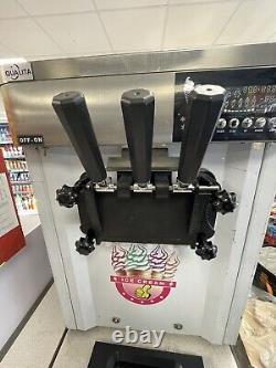 Commercial Triple Head Ice Cream Machine