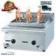 Commerical Gas Countertop Pasta Cooker Machine With 6 Basket