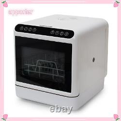 Compact Table Top Countertop Dishwasher 6 Place Low Noise White Machine UK