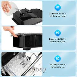 Costway 18KG Countertop Ice Maker Portable Ice Cube Making Machine Home Office
