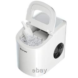Costway Electric Ice Maker Machine Mini Cube 14 26-Lbs Portable Compact