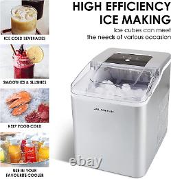 Counter Top Ice Maker Machine with Self-Cleaning, 9 Ice Cubes Ready in 8 Minutes