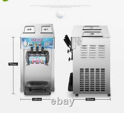 Counter Top Soft Ice Cream Machine 1200W Commercial Countertop Ice Cream Maker