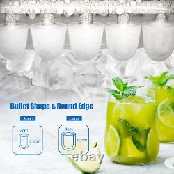 Countertop Ice Cube Maker 2.6L Portable Ice Machine With Ice Yield 20kg per Day
