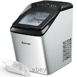 Countertop Ice Maker 15KG/24H Ice Cube Making Machine With Self-cleaning Function