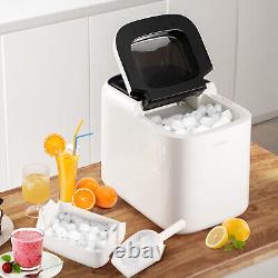 Countertop Ice Maker Electric Ice Cube Making Machine With Self-Cleaning Function