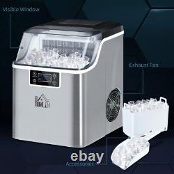 Countertop Ice Maker Electric Portable Ice Cube Making Machine Basket Scoop
