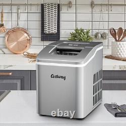 Countertop Ice Maker Machine 12kg/24 hrs Electric Ice Cubes Maker Self-cleaning