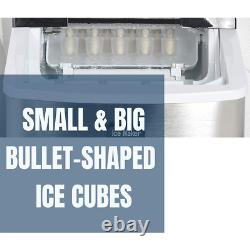Countertop Ice Maker Machine Chewable Nugget Ice Chip Maker