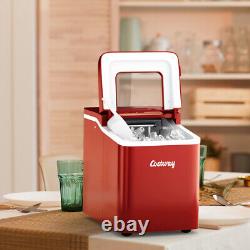 Countertop Ice Maker Machine Portable Ice Cube Maker with Scoop 12kg/24H