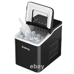 Countertop Ice Maker Machine Portable Ice Cube Maker with Scoop 12kg/24H