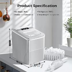 Countertop Ice Maker Machine, Portable Ice Makers Countertop, Make 26 L