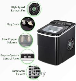 Countertop Ice Maker Machine, Portable Ice Makers Countertop, Make 26 Lbs Ice in