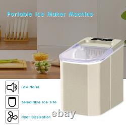 Countertop Ice Maker Machine with Ice Scoop & Basket for Home Kitchen Bar 1.5L