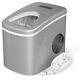 Countertop Mini Ice Maker Machine Portable Ice Cube Maker Electric silver