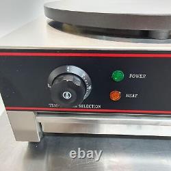 Crepe Maker Machine Double Commercial Table Top Counter Infinity IN-CM2