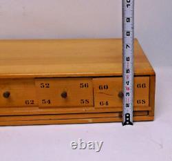 Crowley's Sewing Machine Needle Store Countertop Display Case /192 Needle Cases