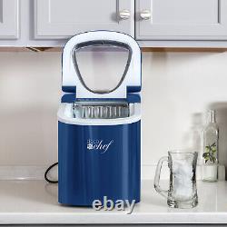 Deco Chef Portable Ice Maker Countertop Machine, Midnight Blue 26lbs Ice Per Day