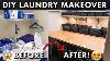 Diy Laundry Room Makeover W Plywood Countertops U0026 Organization