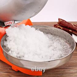 Double Shaver Ice Crusher Shaving Machine Snow Cone Maker 2200R/mi Kitchen Tool