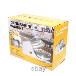 Double Shaver Ice Crusher Shaving Machine Snow Cone Maker 2200R/mi Kitchen Tool