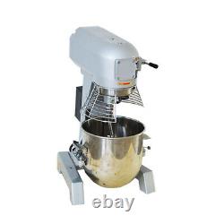 Dough Kneading Machine Commercial Dough Food Mixer 10L Bakery Blender 110V 450W