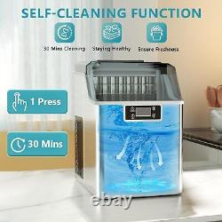 EUHOMY Ice Maker Machine Compact Countertop Cube 24 Cubes