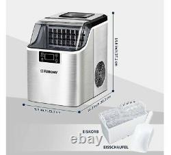 EUHOMY Ice Maker Machine Countertop, 22 kg (48.5 lbs) in 24 Hours (New)