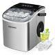 EUHOMY Ice Maker Machine Countertop Ice Cube Cubes Kitchen BAR SILVER HOUSE