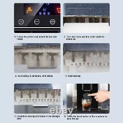 (EU Plug 220V 150W)Home Ice Maker Machine 2 In 1 Ice Maker Water Dispenser