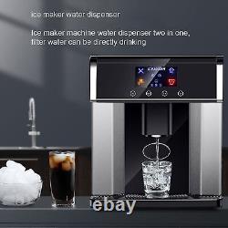 (EU Plug 220V 150W)Home Ice Maker Machine 2 In 1 Ice Maker Water Dispenser