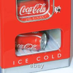 EXP DEL Coca-Cola Retro Vending Machine Style 10 Can Mini Fridge Cooler