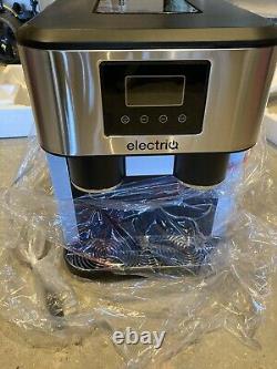 ElectriQ Counter Top Ice Maker Machine Stainless Steel