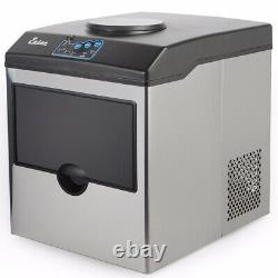 Electric 5 Gallon Cool Water Dispenser with Built-In Ice Maker Machine Countertop