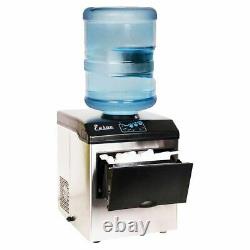 Electric 5 Gallon Cool Water Dispenser with Built-In Ice Maker Machine Countertop