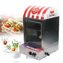 Electric Hot Dog Steamer Machine 1500W Commercial Countertop Hot Dog Steamer