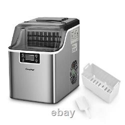 Electric Ice Maker 18kg/24H Ice Machine Automatic Self-Cleaning Ice Make Machine