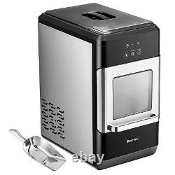 Electric Ice Maker Machine 20kg/24H Nugget Ice Cube Machine with Ice Scoop