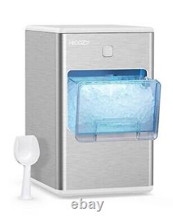 Electric Ice Maker Machine 25kg/24H Nugget Ice Cube Machine with Ice Scoop