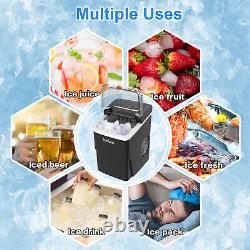 Electric Ice Maker Machine 2L Automatic Fast Ice Cube Maker Countertop Home/Bar