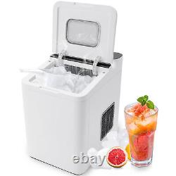 Electric Ice Maker Machine Self-Cleaning Ice Cube Maker With Ice Scoop and Basket