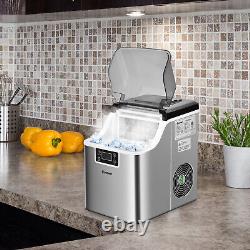 Electric Ice Making Machine Countertop Ice Maker with Self-cleaning Function